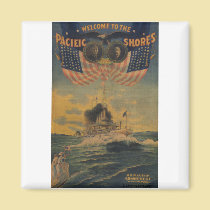 Welcome to the Pacific Shores. Flagship Connecticu magnets