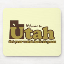 Welcome to Utah Parody Mouse Pads