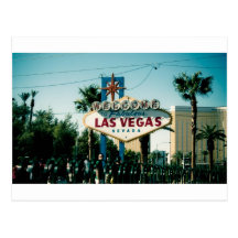 Welcome to Vegas Postcard