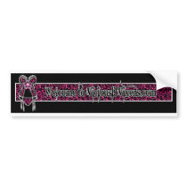 Welcome to Vicious13vixens.com Sticker Bumper Sticker