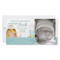 Welcome to Wonderland Birth Announcement