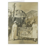 Welcoming home WWI soldiers, Campsie, ca 1919 Greeting Cards