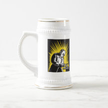 Welder Metal Worker Welding Retro Coffee Mugs