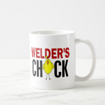 Welder's Chick Coffee Mugs