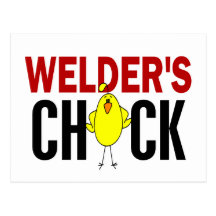 Welder's Chick Post Cards