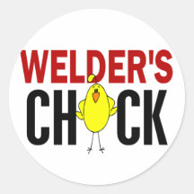 Welder's Chick Sticker