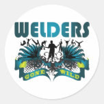 Welders Gone Wild Round Sticker