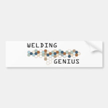 Welding Genius Bumper Sticker