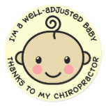 Well-Adjusted Baby Chiropractic Stickers