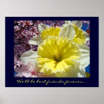 We'll be best friends forever... art print Flowers