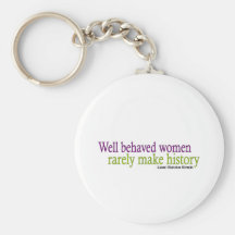 Well Behaved Women  Key Chain