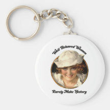 Well Behaved Women Rarely Make History Key Fob Keychains