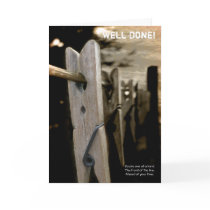 Well Done - Peg cards