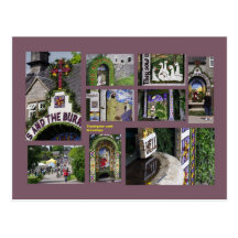 Well-dressings postcard