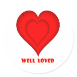 Well Loved stickers