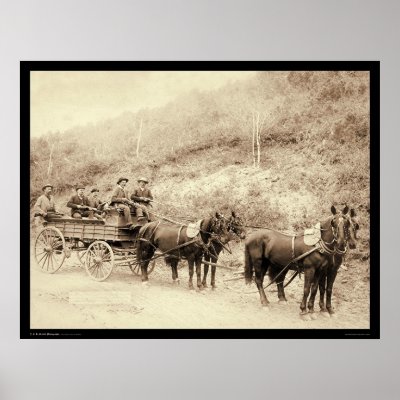 Wells Fargo Deadwood Treasure Wagon SD 1890 Posters by lc_grabill
