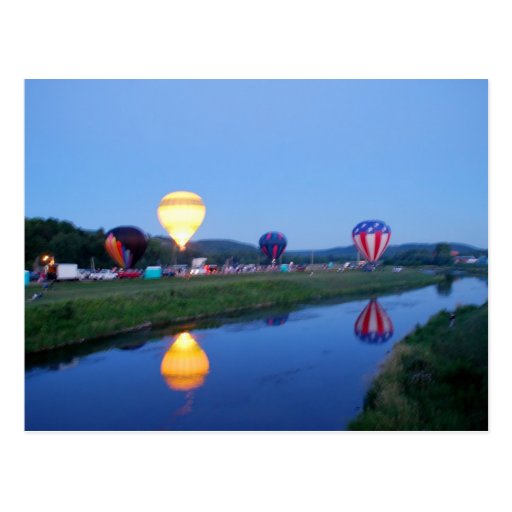 Wellsville Balloon Rally 3 Postcard