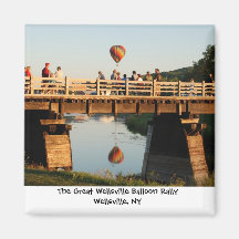 Wellsville Balloon Rally Magnet 1