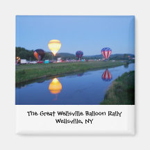 Wellsville Balloon Rally Magnet 3