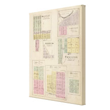 Wellsville, Emmerson, Reedsburg, Princeton, Kansas Canvas Print