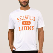Wellsville - Lions - High - Wellsville New York Tshirt