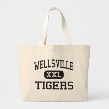 Wellsville - Tigers - High - Wellsville Ohio Canvas Bag