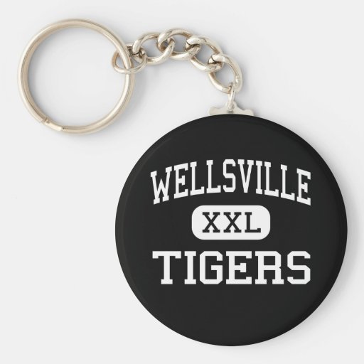 Wellsville - Tigers - High - Wellsville Ohio Keychain