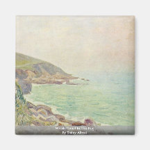 Welsh Coast In The Fog By Sisley Alfred Fridge Magnets
