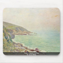 Welsh Coast In The Fog By Sisley Alfred Mousepad