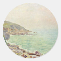 Welsh Coast In The Fog By Sisley Alfred Stickers