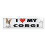 Welsh Corgi 1 Love Sticker
