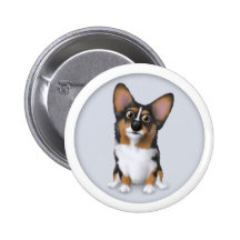 Welsh Corgi 2 Button