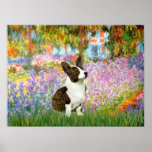 Welsh Corgi 5 brindle - Garden at Giverney Posters