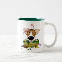 Welsh Corgi Happy Easter Mug