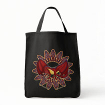 Welsh dragon knotwork tote bags