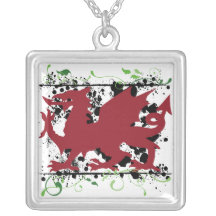 Welsh Dragon Necklace