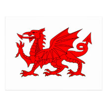 Welsh Dragon Post Card