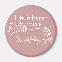 Welsh Pony & Cob Society of America Fridge Magnets
