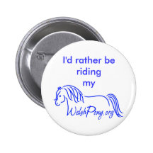 Welsh Pony & Cob Society of America Pinback Button