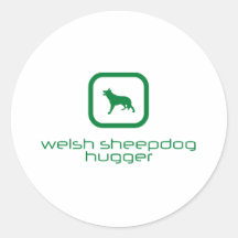 Welsh Sheepdog Round Sticker
