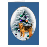 Welsh Terrier Christmas Gifts Greeting Card
