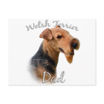 Welsh Terrier Dad 2 Post Card