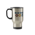 WELSH TERRIER Dad Paw Print 1 mugs