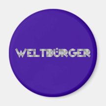 Weltbürger Kühlschrankmagnet