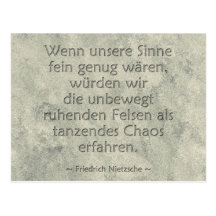 Wenn unsere Sinne Postkarte
