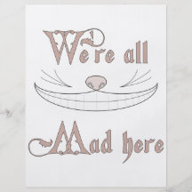 We're All Mad Here Flyers