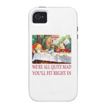 We're all Quite Mad, You'll Fit Right In! Case-Mate iPhone 4 Covers