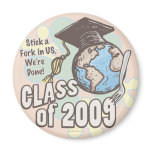 We're Done 2009 Graduation Shirt Gifts magnets