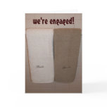 "we're engaged!" announcement cards