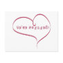 We're Engaged Announcement Post Card